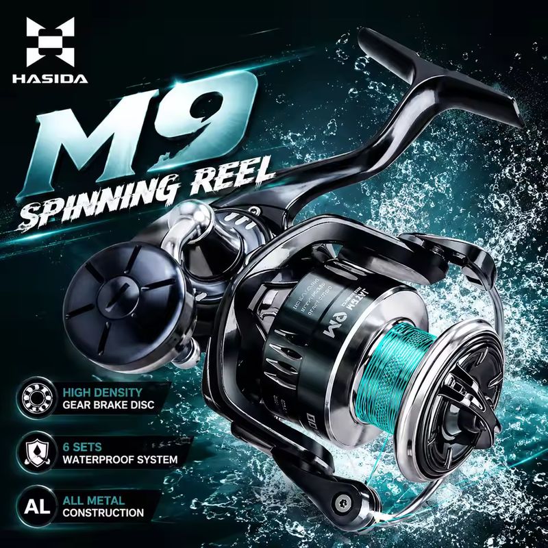 HASIDA M9 Spinning Reel Full M - Trolling Reel review and price