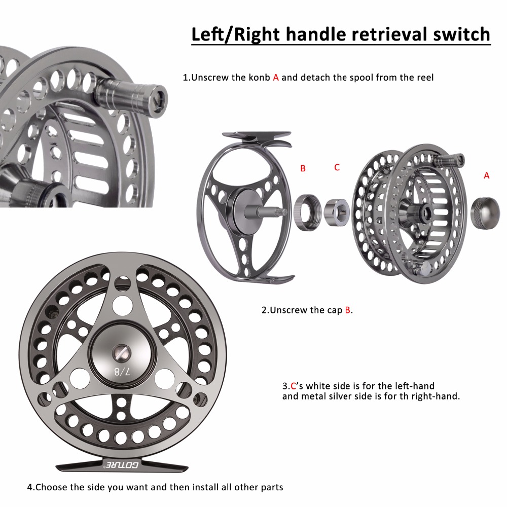 Goture Fly Fishing Reel 3/4 5/ - Ice Fishing Reel review and price