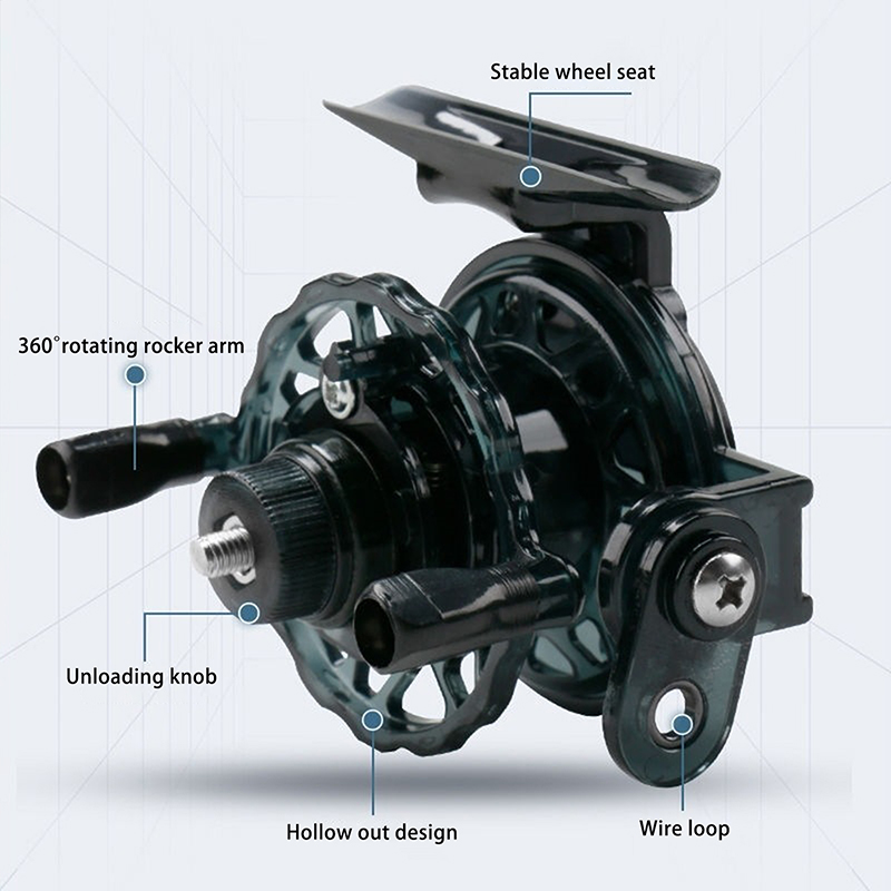 New 1pcs 1:1 Portable High Qua - Ice Fishing Reel review and price