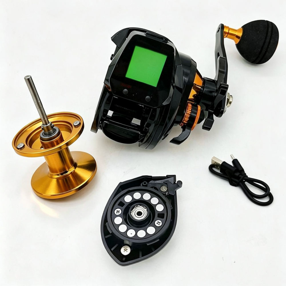 Electronic Baitcasting Fishing - Trolling Reel review and price